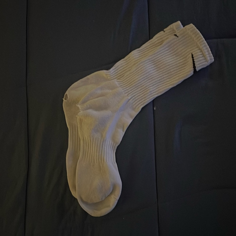 Nike Crew Socks, White